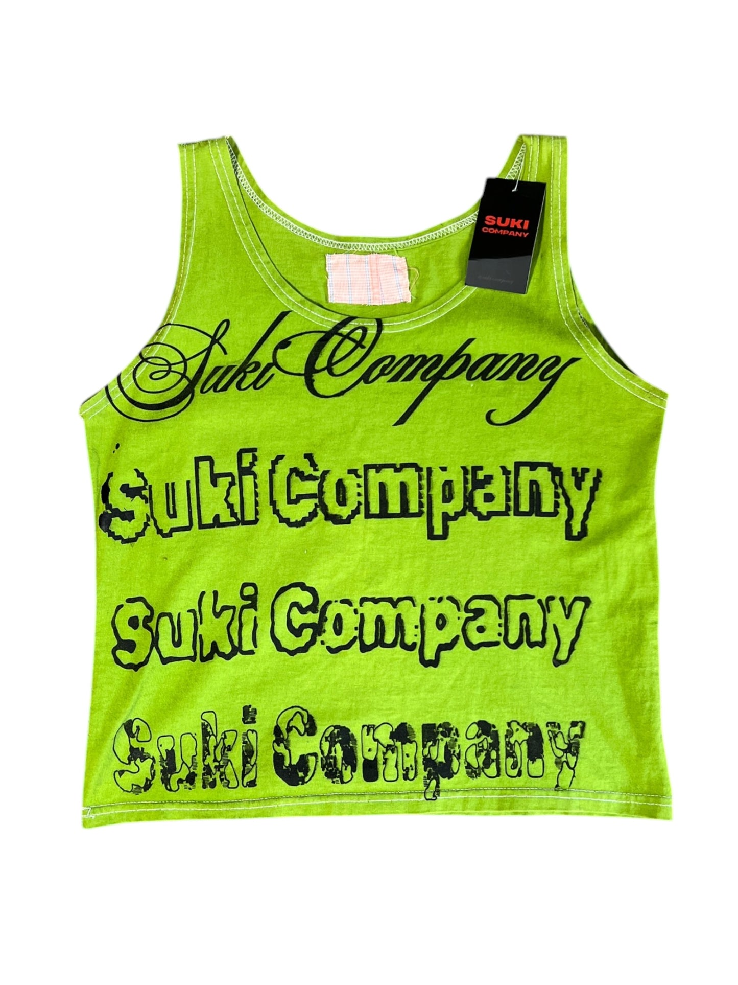 TANK TOP SUKI LETTER PRINT