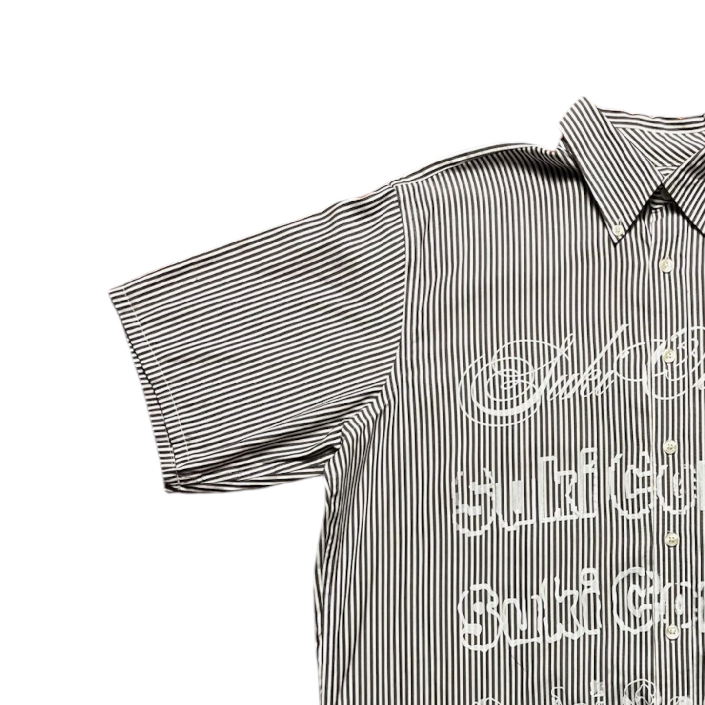 CAMISA SUKI MANGA CORTA SERIGRAFÍA BLANCA SK232