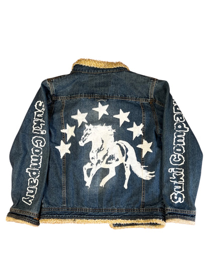 CHAMARRA DENIM BORREGO SUKI WKSB01