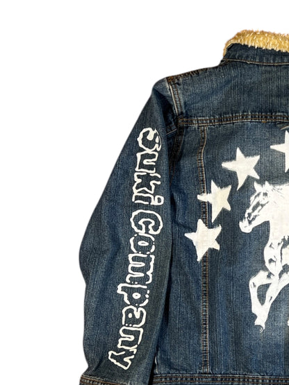 CHAMARRA DENIM BORREGO SUKI WKSB01