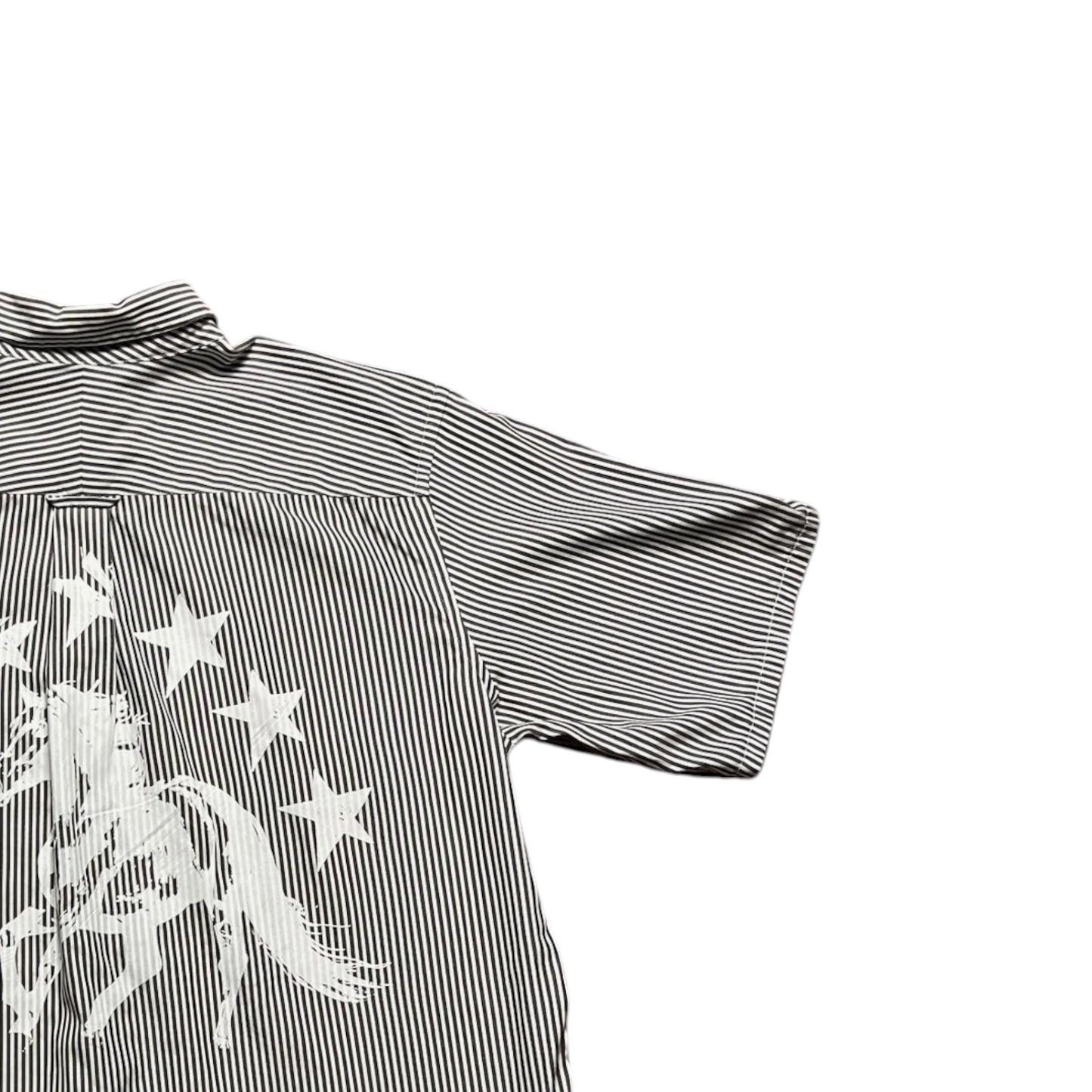 CAMISA SUKI MANGA CORTA SERIGRAFÍA BLANCA SK232