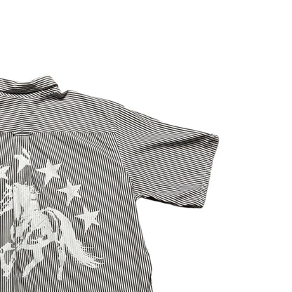 CAMISA SUKI MANGA CORTA SERIGRAFÍA BLANCA SK232