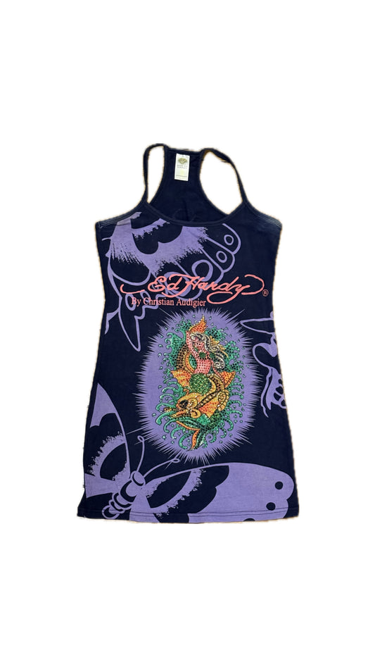 BLUSA ED HARDY AZUL