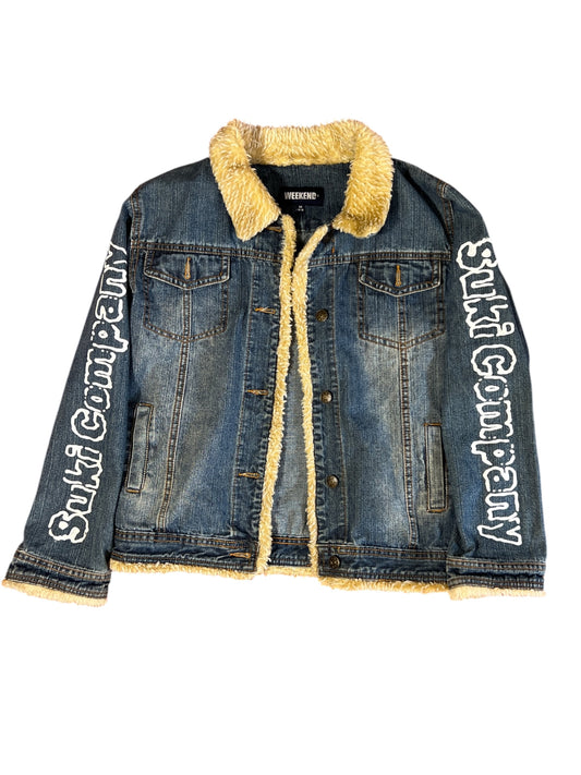 CHAMARRA DENIM BORREGO SUKI WKSB01