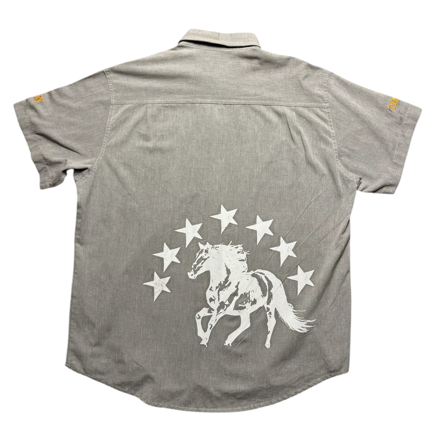 CAMISA SUKI MANGA CORTA SERIGRAFÍA BLANCA SK225