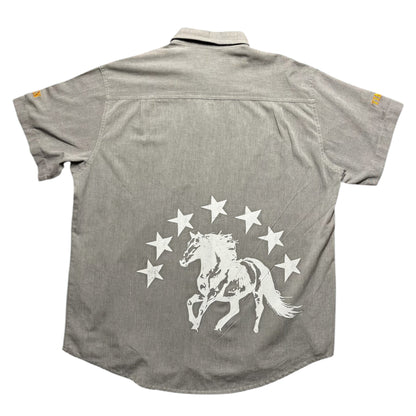 CAMISA SUKI MANGA CORTA SERIGRAFÍA BLANCA SK225