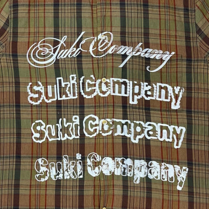 CAMISA SUKI MANGA CORTA SERIGRAFÍA BLACA SK230