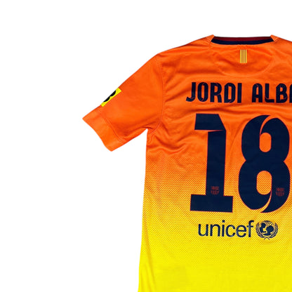 Nike Barcelona Mens SS Away Shirt 2012/13 JORDI ALBA 18