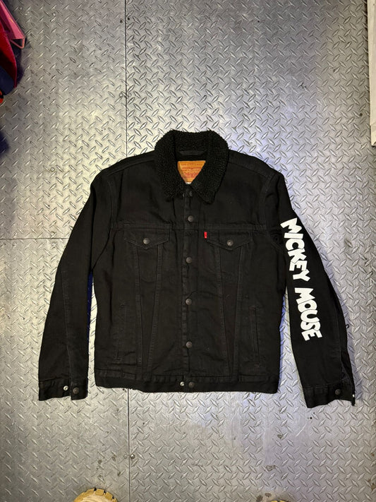 BLACK JEAN JACKET LEVI' X DISNEY MICKY MOUSE