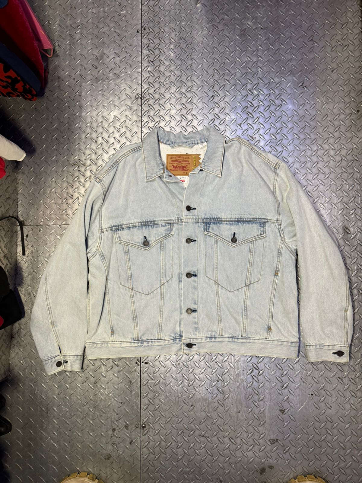 JEAN JACKET LEVI' X SIMPSONS
