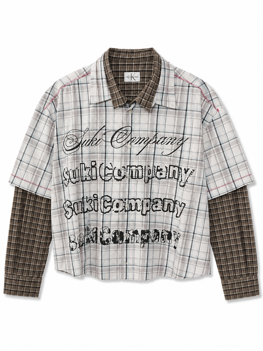 CAMISA SUKI DOUBLE SHIRT CROP SK272