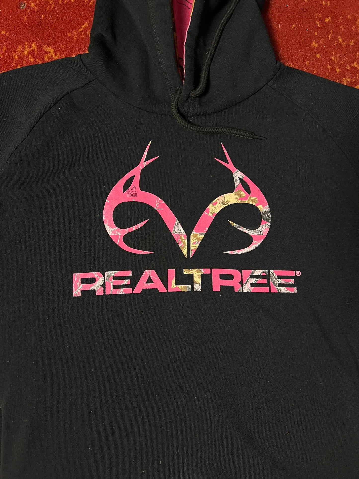 SUDADERA REALTREE CAMO ROSA