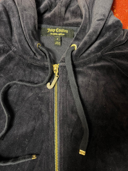 HOODIE JUICY COUTURE VELOUR ZIP