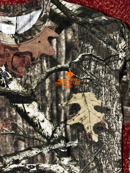 PLAYERA MANGA LARGA MOSSY OAK CAMO