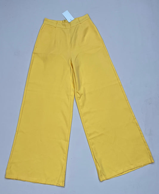 PANTALON WILD LEG AMARILLO / S