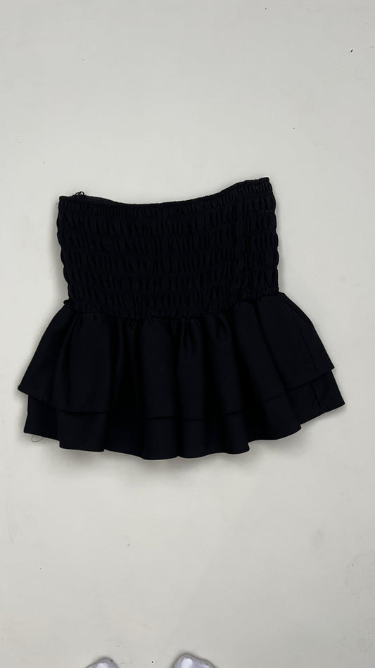 STRAPLE PLISADO NEGRO / M