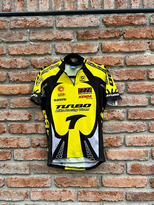 PLAYERA BIKER TALLA M COLOR AMARILLA