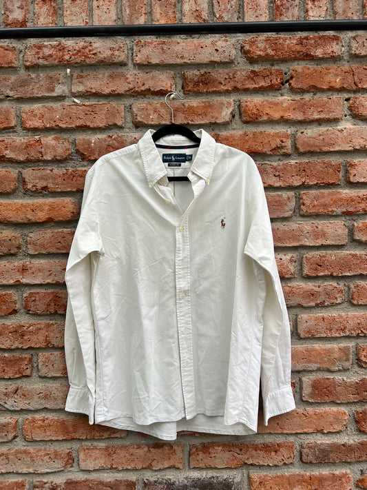 CAMISA RALPH LAUREN COLOR BLANCO TALLA XL