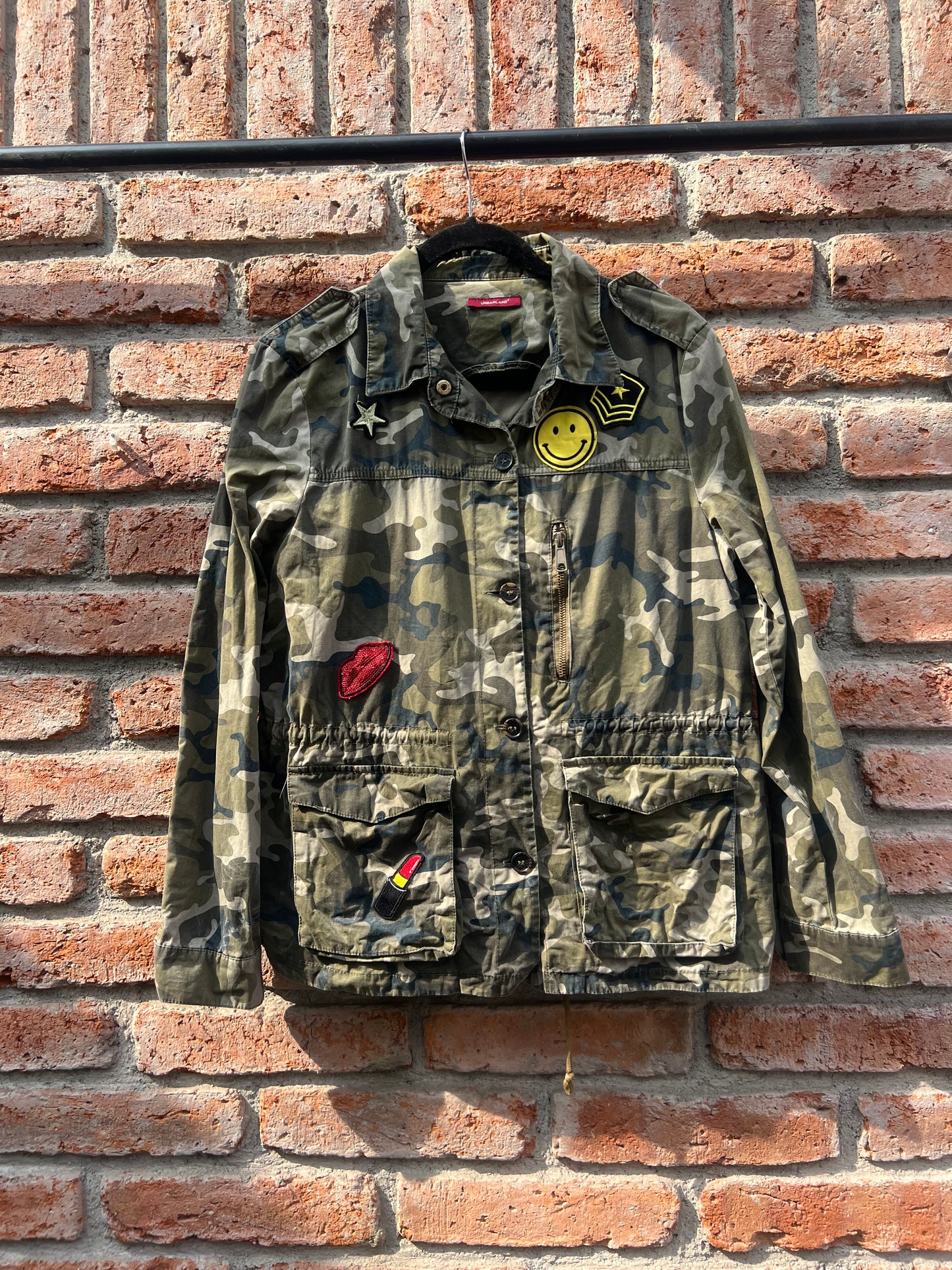 Cazadora militar urban verde